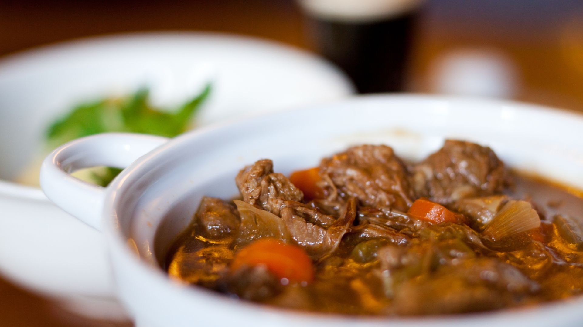 Hearty meal of Irish stew
