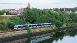 Translink Train in Northern Ireland