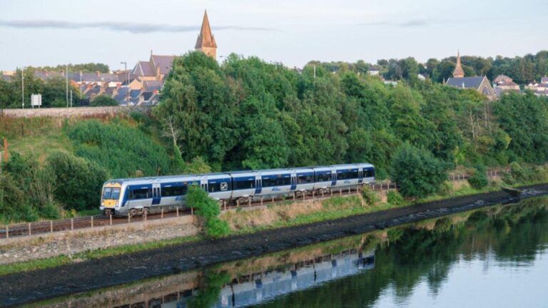 Translink Train in Northern Ireland