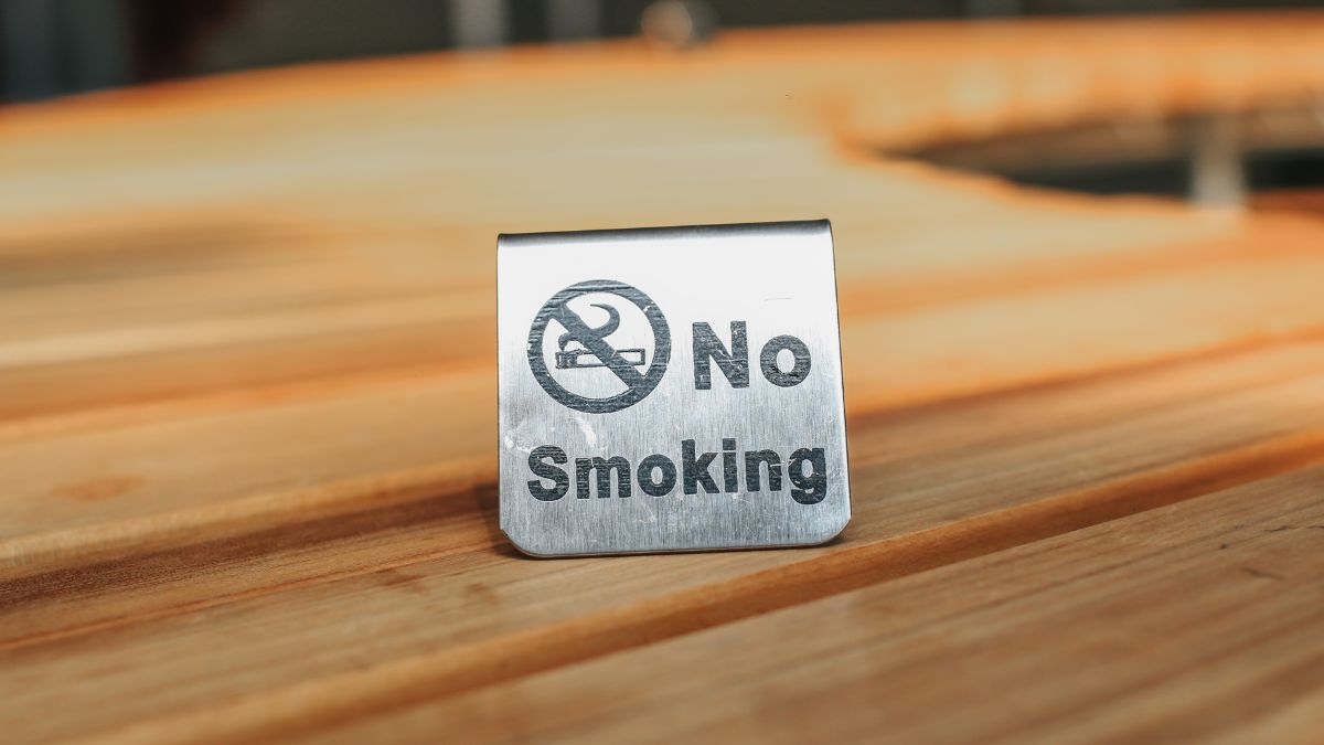 No smoking sign