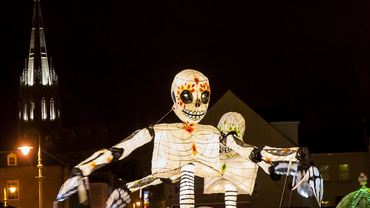 Skeleton in Halloween Parade