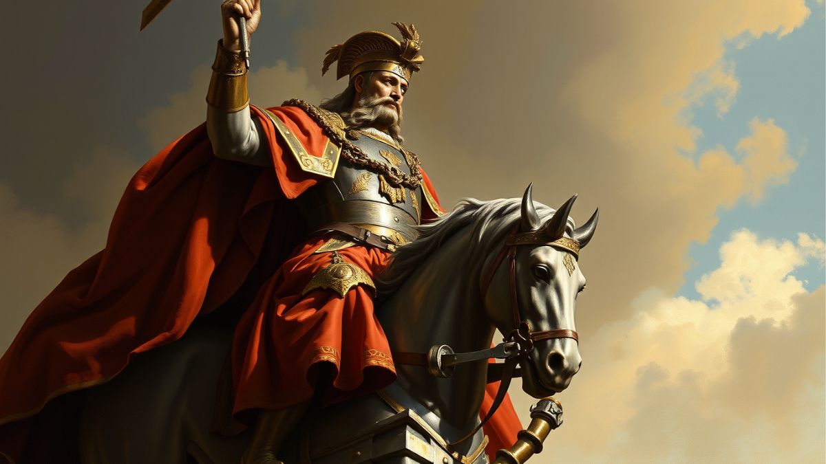 A painting of Brian Boru