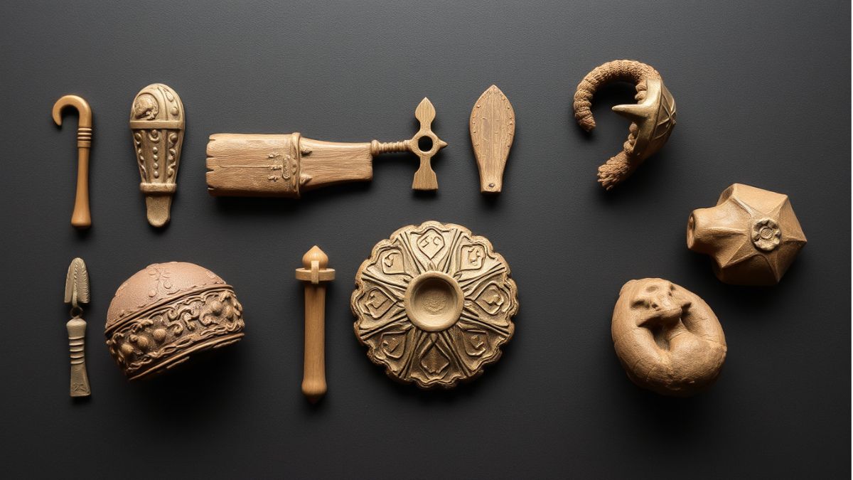 Artifacts from Viking settlements