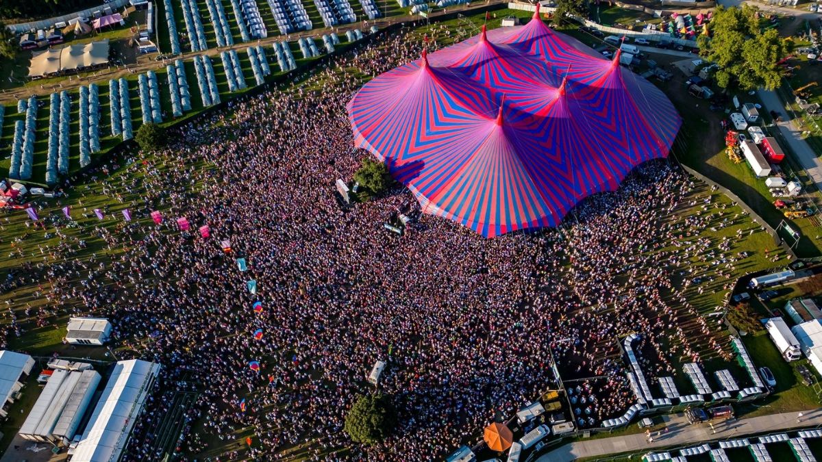 Aerial view of Electric Picnic 2023
