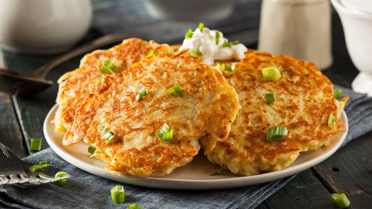 Homemade Boxty - Irish Potato Pancakes for breakfast