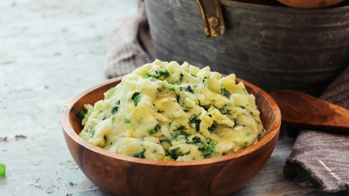 Homemade Colcannon - Irish Mashed Potatoes