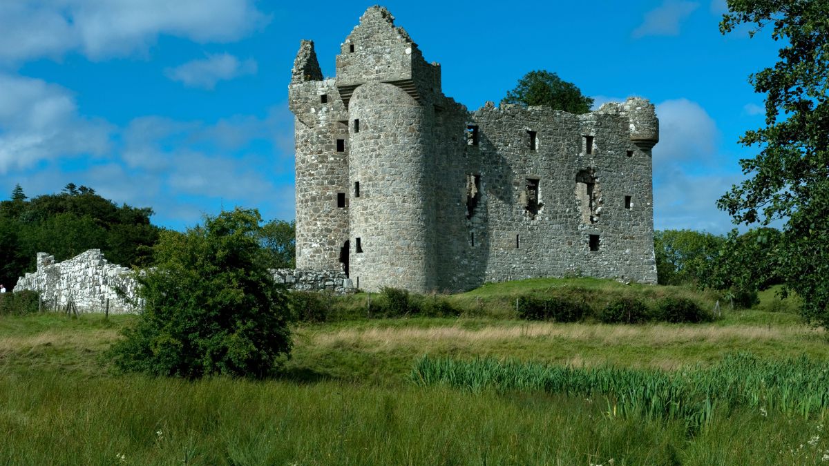 Monea Castle in Monea, County Fermanagh