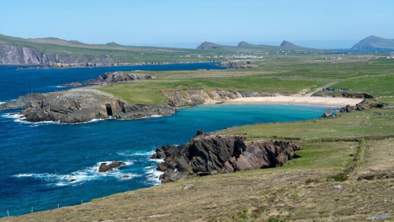 Stunning coastal landscape along the Dingle Peninsula, Ireland.
