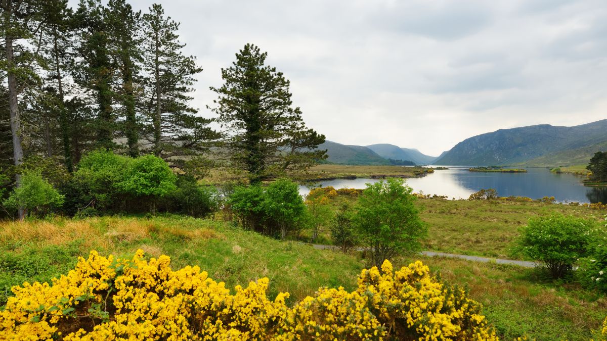 Beautiful landscape of Glenveagh National Park, Ireland.