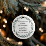 May You Walk in Sunshine Ceramic Christmas Ornament