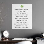 May the road rise up to meet you poster (unframed) - Image 5